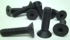 10 Pack! 3/8-16 x 1-1/2 Flat Head Hex Socket Cap Screws Alloy Steel Black NC