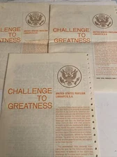 3 -NY Worlds Fair Univac Library US Pavilion Computer Printouts Souvenir Sept’65