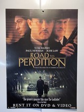 Road To Perdition. Tom Hanks. Paul Newman. Jude Law. Original UK Video Poster.
