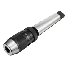 1/32"-1/2" (1mm-13mm) Keyless Drill Chuck with #4 Morse Taper MT4-JT33 Arbor