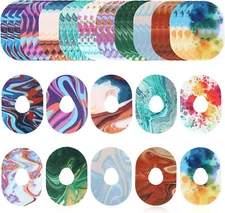 30 Pack Adhesive Patches for Dexcom G7, Waterproof & Sweatproof Flexible Pre-Cut