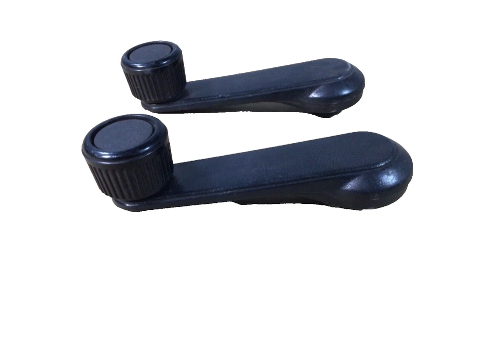 1991-1994 Mazda 323 Manual Window Crank Handle Pair RH LH Black OEM - Image 3 of 4