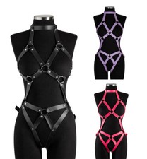 Erotik Bondage SM Körper Ledergeschirr Harness Kunstleder Sex Body Geschirr