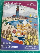 Anita Goodesign Beach Tile Scenes Embroidery Machine Design CD 143AGHD