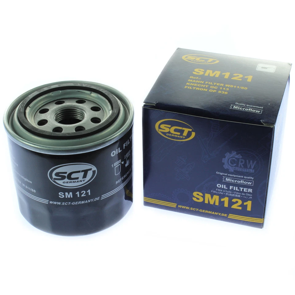 Original Sct Filtre à Huile Sm 121 + Moteur De Flush Rinçage pour Hyundai i30 - Photo 4/4