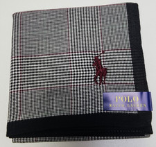 POLO Ralph Lauren Handkerchief Scarf Classic Cotton Hankie Neck Ribbon