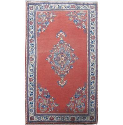 2x5 Authentic Hand-knotted Oriental Rug B-82007