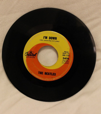 THE BEATLES HELP I'M DOWN 45 RPM CAPITOL 5476 | eBay