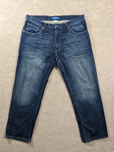 Arizona Jeans Mens Relaxed Straight Mid 