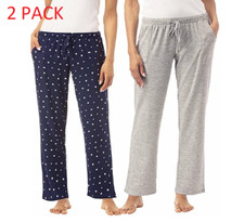 Lucky Brand Women's Navy Gray Lounge Pant 2-pack Large Size L
