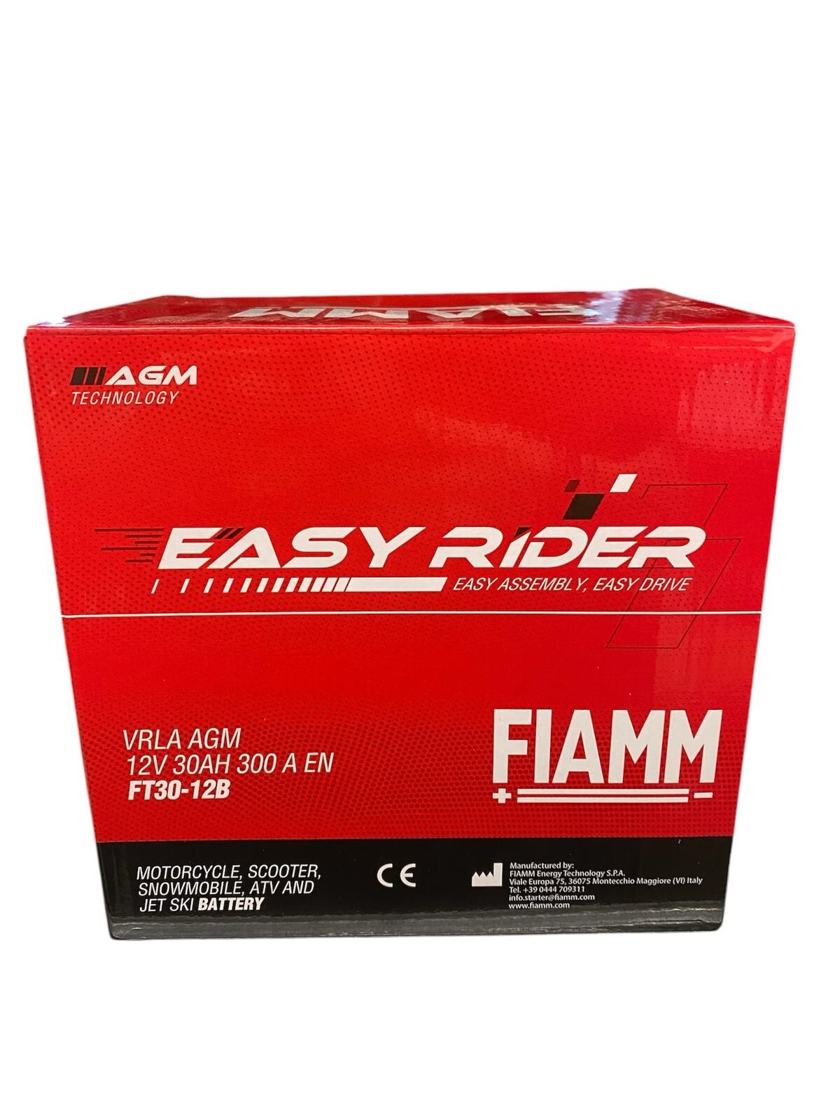 BATTERIA FIAMM EASY RIDER FT30-12B