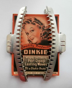 Bnip Vintage 1930 S 2 X Aluminium Xl Hair Clips For Marcel Flapper