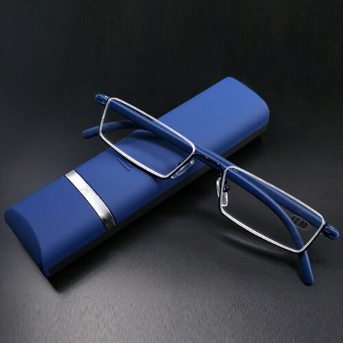 Retro Lesebrille Presbyopic Brille Sehen Plus Gläser Halbrand Brille - Bild 21 von 25