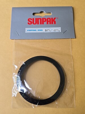 2-Pack) Fotasy 58-67MM Step-Up Ring Adapter