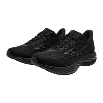 Mizuno Wave Rider 28 SW Running Shoes 4E Black Gray J1GC246503