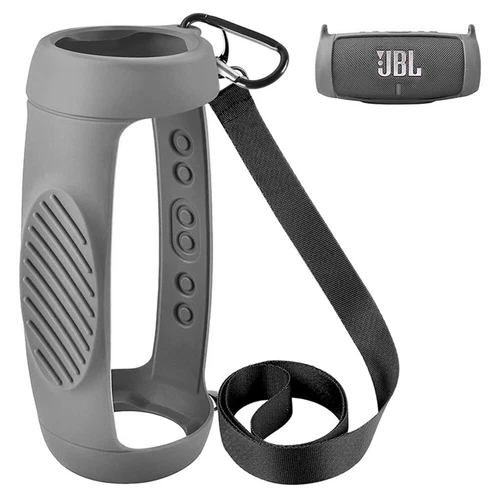 Silicone Case Cover for JBL Charge 5 Bluetooth Speaker with Shoulder Strap New - Picture 13 of 19