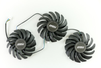 Full Set GPU Fans 85mm MSI 3060 3070 3080 3090 Ventus 3X PLD09210S12HH | US S...