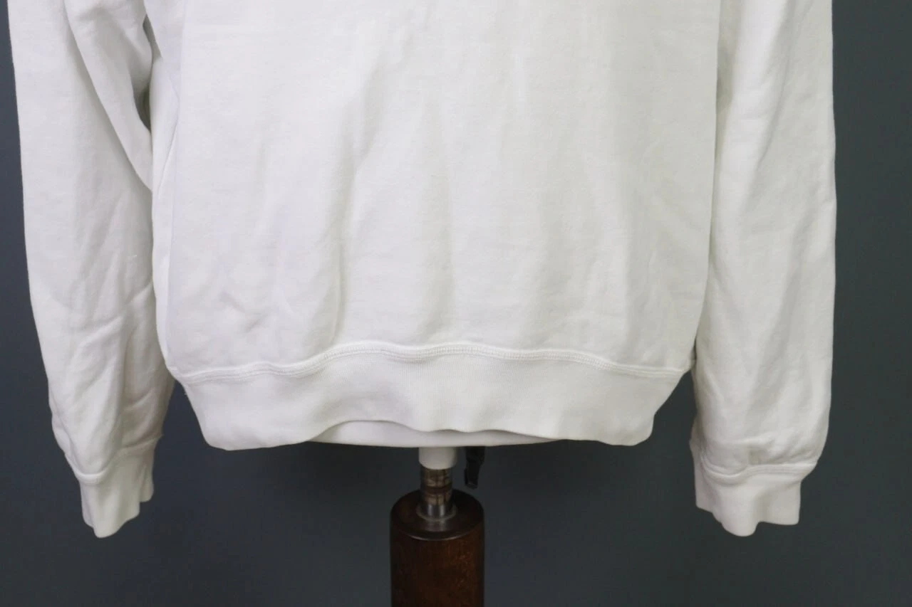 DSQUARED2 Felpa DSQUARED 2 COOL FIT bianca grande logo taglia L