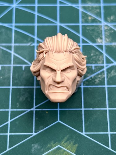 1/12 Unpainted 2099 Spider-man Miguel O'Hara Head Carved Fit ML Action Figure - Picture 6 of 21