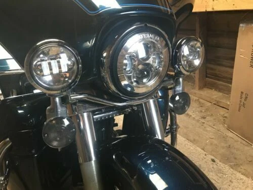 Lente de humo cubierta de luz de señal de giro apta para Harley Heritage Softail Touring 86-19 Foto 2 de 4