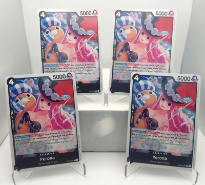 Perona Playset - OP10-092 x4 - Royal Blood - One Piece TCG - English
