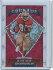 Jerry Rice 2021 Panini Rookies & Stars #CR-18 Crusade Red Circles 49ers
