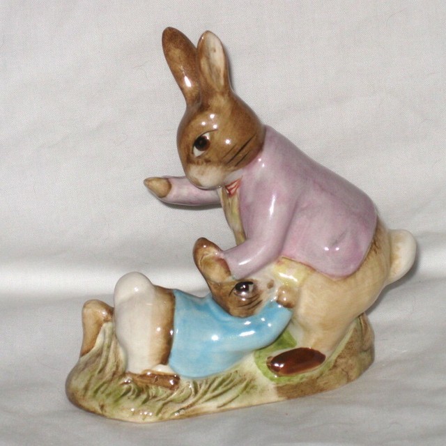 ESTATE Beatrix Potter MR. BENJAMIN BUNNY Figurine England Figurine