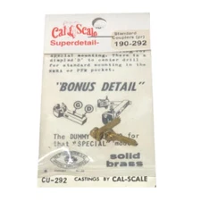 NEW Cal Scale 190-292 Dummy Knuckle Couplers Standard (2) HO Scale