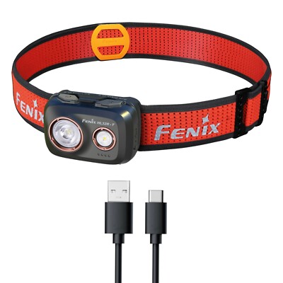 Fenix HL32R-T 800 Lumen USB-C Rechargeable Running Headlamp (Black)