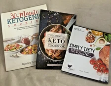 Keto Cookbook Bundle of 3 - 30 Minute Keto, Essential Keto, Simply Tasty Keto