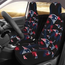 Fundas elásticas de asiento de auto con estampado de Hawaii de los New England Patriots 2 un.