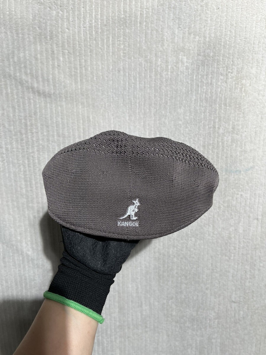 Kangol 100% Wool Grey Gray Paper Boy Hat Cap - Born British