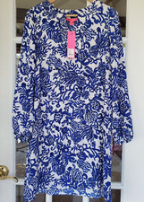 NWT Lilly Pulitzer Olivine Dress Notch Neck Long Sleeve Sash Size 8 14001C 