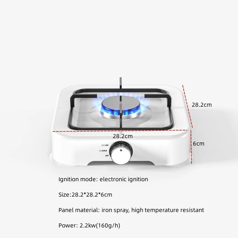 Outdoor Single Burner BBQ Cooker Cast Iron Propane LPG Gas Camping Stove 2200W - Picture 6 of 15