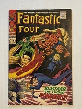 Fantastic Four 63 Sandman cover Silver Age Marvel 1967 Stan Lee Jack Kirby