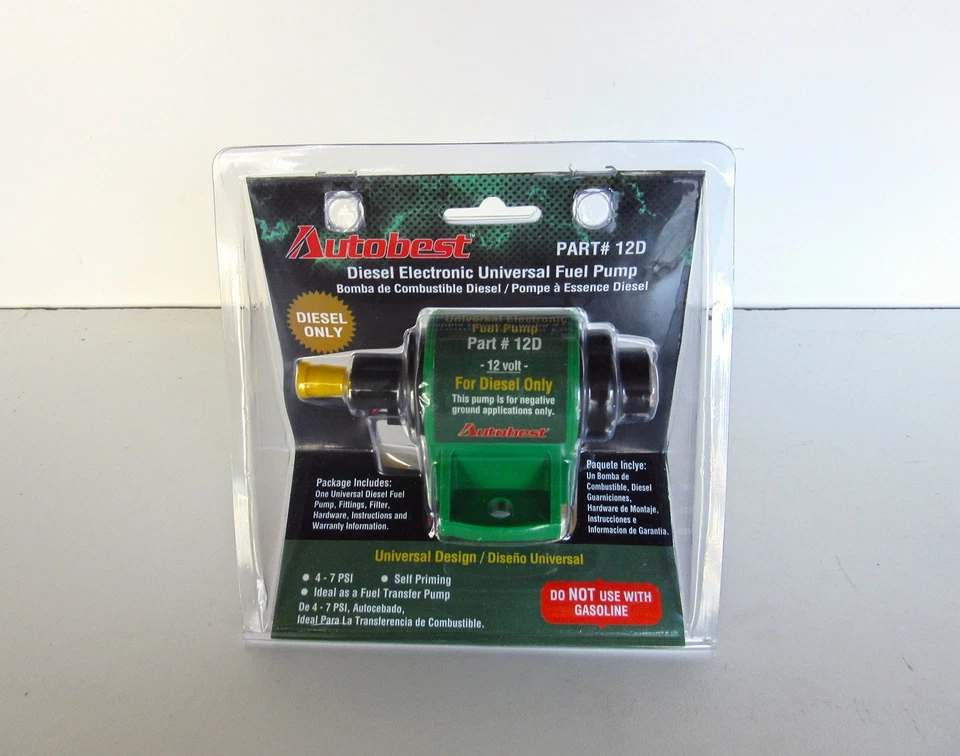 Bomba de combustible eléctrica diésel universal Autobest 12D montada externamente Foto 4 de 4