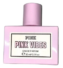 VICTORIA'S SECRET PINK VIBES PERFUME BODY MIST SPRAY AMBER & VANILLA 1 oz 30ml