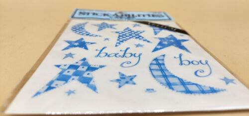 Vintage 2003 VELLUM Stickabilitie The Paper Studio BABY BOY Stickers, BRAND NEW - Picture 3 of 6