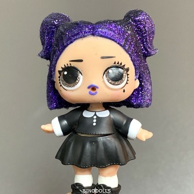 lol doll blue glitter hair