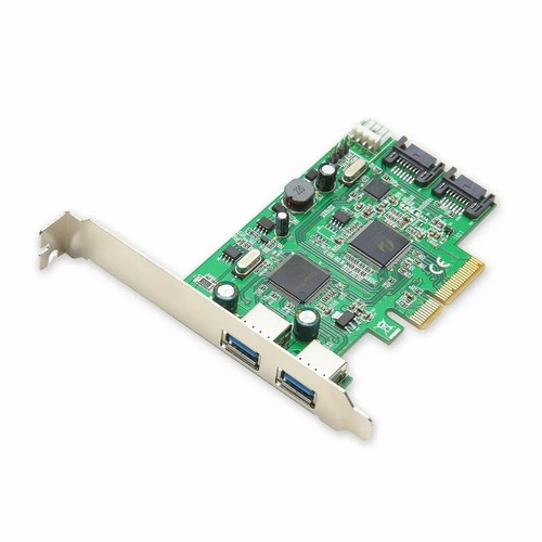 Combo USB 3.0 + SATA III 6Gbps PCI Express PCIe 2.0 x4 Slot Controller Card - Afbeelding 4 van 4