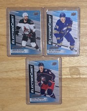 2023-24 Upper Deck Engrained Electrocast Lot - 3 Cards (Cozens, Sillinger)