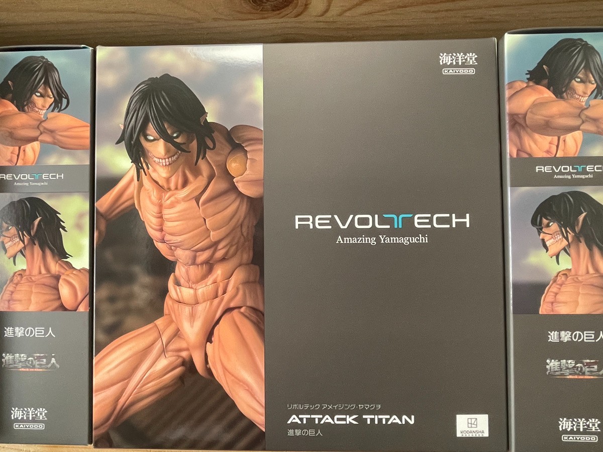 Revoltech Amazing Yamaguchi AoT Eren Yeager Action Figure 2025
