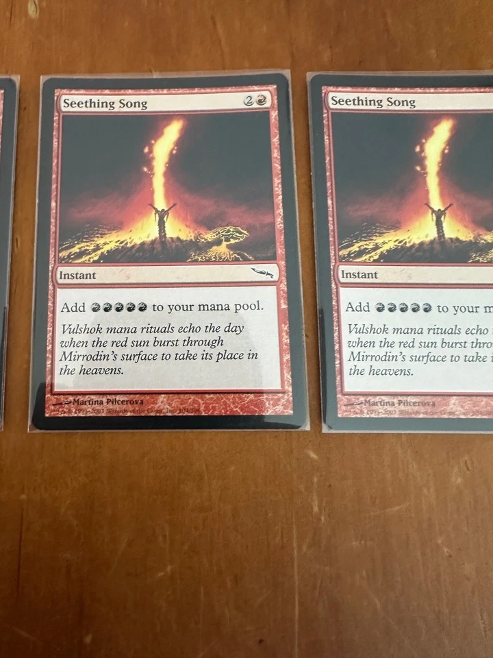 Seething Song Mirrodin MTG X4 - Image 4 of 4