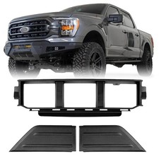 Black Bumper Grille Front Bumper Guard Cover Abs For Ford F150 F-150 2021-2023 Black Bumper Grille Front Bumper Guard Cover Abs For Ford F150 F-150 2021-2023