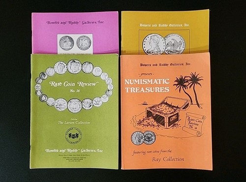 Bowers and Ruddy Rare Coin Review Magazines. 1972 & 1973 4 Total