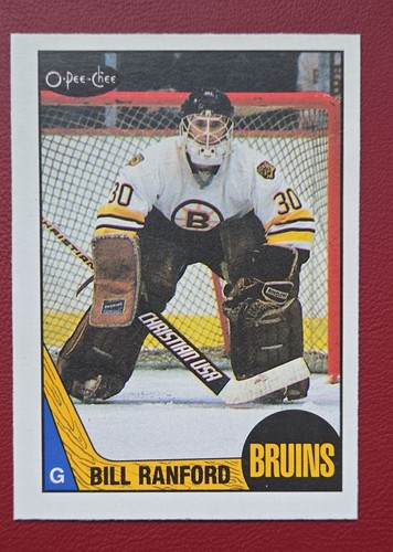 Bill Ranford #13 1987 O-Pee-Chee card