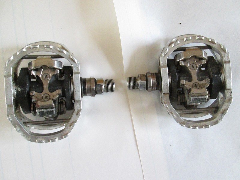 mountain bike Shimano m545 spd platform pedals