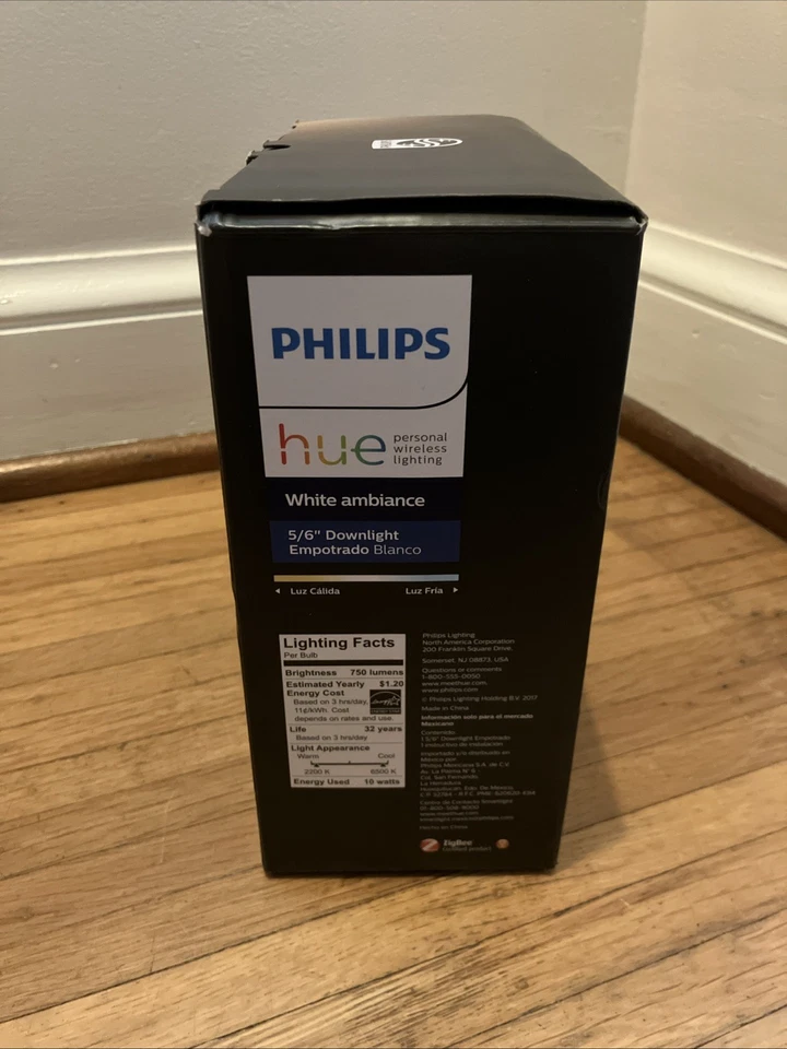 Philips Hue White Ambiance 5/6" Retrofit Recessed Downlight - Image 4 of 4