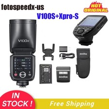 GODOX V100S 100w TTL HSS Round Head Touchscreen Flash for Sony Xpro-S Trigger