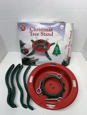 New National Holiday Traditions Metal LIVE Christmas Tree Stand 7 Ft 4” Trunk